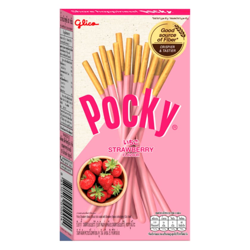 Glico Pocky Strawberry Flavour 45g